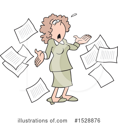 Business Woman Clipart #1528876 by Johnny Sajem
