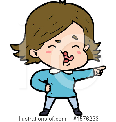 Royalty-Free (RF) Woman Clipart Illustration by lineartestpilot - Stock Sample #1576233
