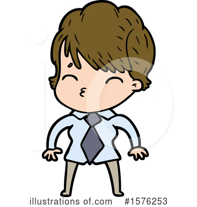 Royalty-Free (RF) Woman Clipart Illustration by lineartestpilot - Stock Sample #1576253