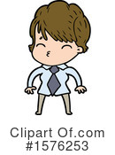 Woman Clipart #1576253 by lineartestpilot