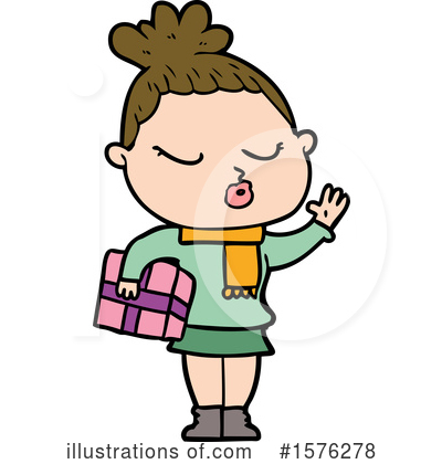 Royalty-Free (RF) Woman Clipart Illustration by lineartestpilot - Stock Sample #1576278