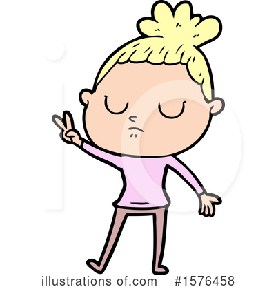 Royalty-Free (RF) Woman Clipart Illustration by lineartestpilot - Stock Sample #1576458