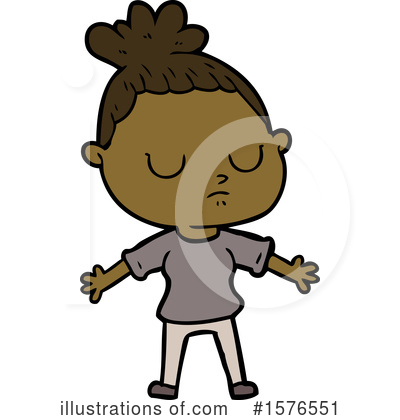 Royalty-Free (RF) Woman Clipart Illustration by lineartestpilot - Stock Sample #1576551