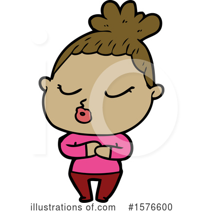 Royalty-Free (RF) Woman Clipart Illustration by lineartestpilot - Stock Sample #1576600