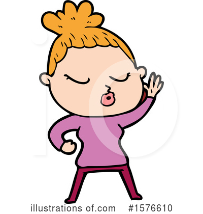Royalty-Free (RF) Woman Clipart Illustration by lineartestpilot - Stock Sample #1576610