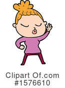 Woman Clipart #1576610 by lineartestpilot
