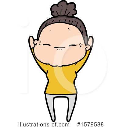 Royalty-Free (RF) Woman Clipart Illustration by lineartestpilot - Stock Sample #1579586