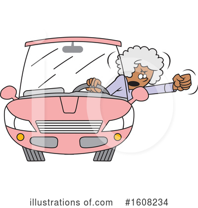 Driving Clipart #1608234 by Johnny Sajem