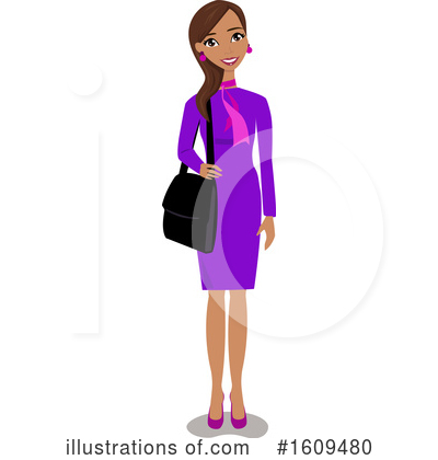 Royalty-Free (RF) Woman Clipart Illustration by peachidesigns - Stock Sample #1609480