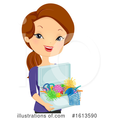 Royalty-Free (RF) Woman Clipart Illustration by BNP Design Studio - Stock Sample #1613590