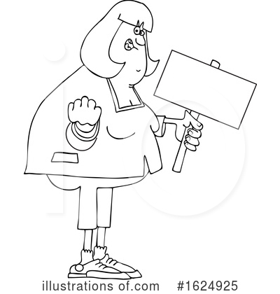 Royalty-Free (RF) Woman Clipart Illustration by djart - Stock Sample #1624925