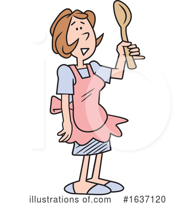 Royalty-Free (RF) Woman Clipart Illustration by Johnny Sajem - Stock Sample #1637120