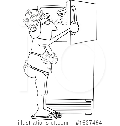 Refrigerator Clipart #1637494 by djart
