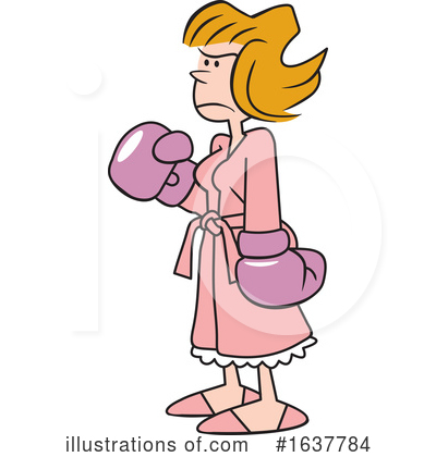 Boxing Gloves Clipart #1637784 by Johnny Sajem