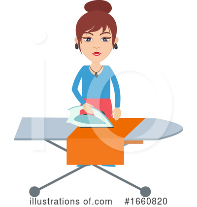 Ironing Clipart #1660820 by Morphart Creations