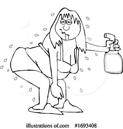 Sweating Clipart #1693408 by djart
