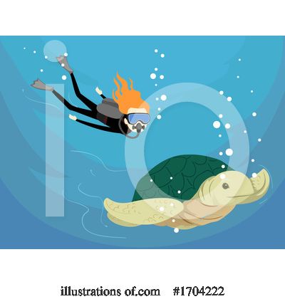 Turtle Clipart #1704222 by BNP Design Studio