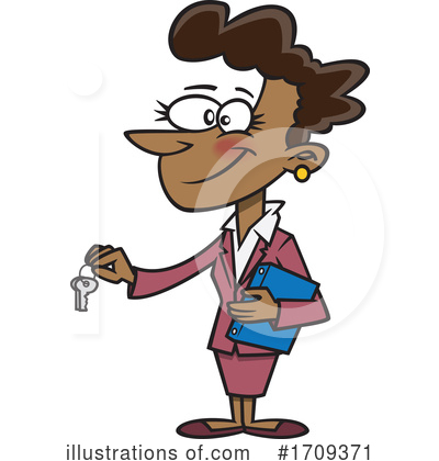 Royalty-Free (RF) Woman Clipart Illustration by toonaday - Stock Sample #1709371