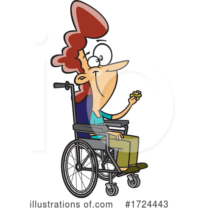 Wheelchair Clipart #1724443 by toonaday