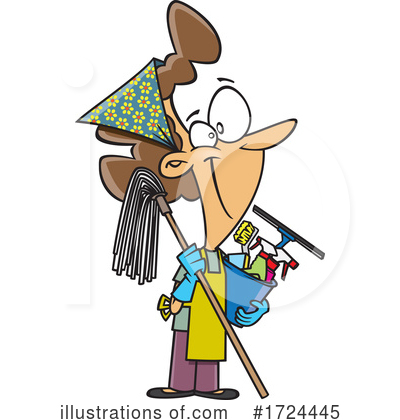 Cleaning Clipart #1724445 by toonaday
