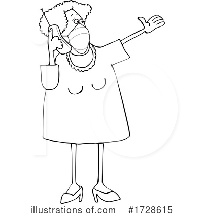 Royalty-Free (RF) Woman Clipart Illustration by djart - Stock Sample #1728615
