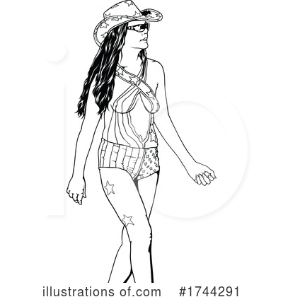 Royalty-Free (RF) Woman Clipart Illustration by dero - Stock Sample #1744291