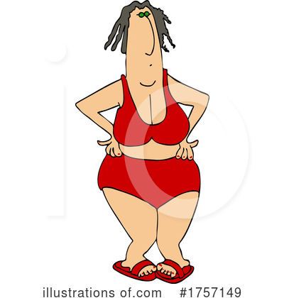 Fat Lady Clipart #1757149 by djart