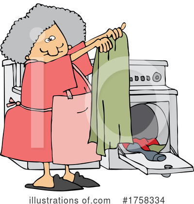 Housewife Clipart #1758334 by djart