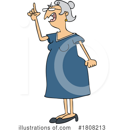 Senior Woman Clipart #1808213 by djart