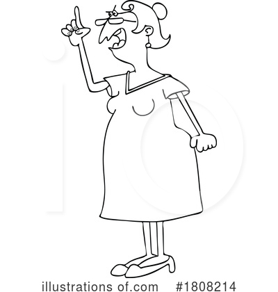 Royalty-Free (RF) Woman Clipart Illustration by djart - Stock Sample #1808214