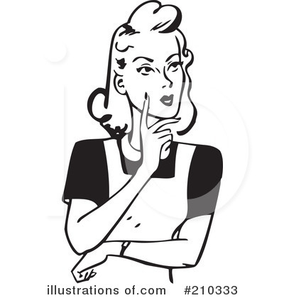 Royalty-Free (RF) Woman Clipart Illustration by BestVector - Stock Sample #210333