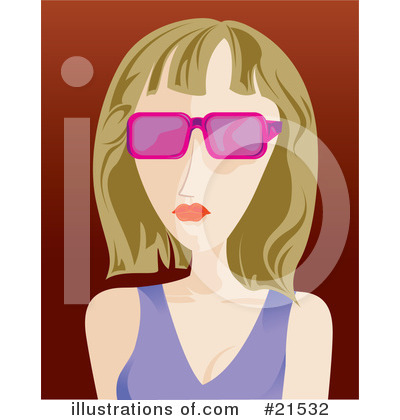 Royalty-Free (RF) Woman Clipart Illustration by Paulo Resende - Stock Sample #21532