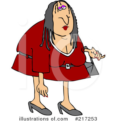 Royalty-Free (RF) Woman Clipart Illustration by djart - Stock Sample #217253