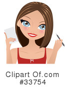 Woman Clipart #33754 by Melisende Vector