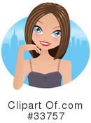 Woman Clipart #33757 by Melisende Vector