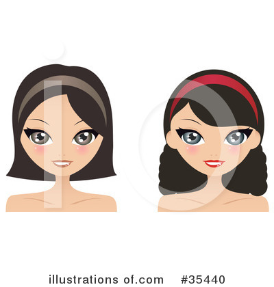 Royalty-Free (RF) Woman Clipart Illustration by Melisende Vector - Stock Sample #35440