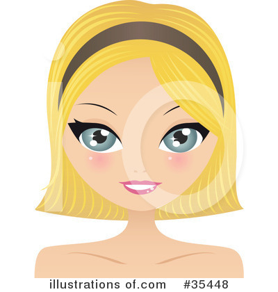 Royalty-Free (RF) Woman Clipart Illustration by Melisende Vector - Stock Sample #35448