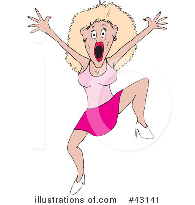 Royalty-Free (RF) Woman Clipart Illustration by Dennis Holmes Designs - Stock Sample #43141