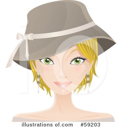 Royalty-Free (RF) Woman Clipart Illustration by Melisende Vector - Stock Sample #59203