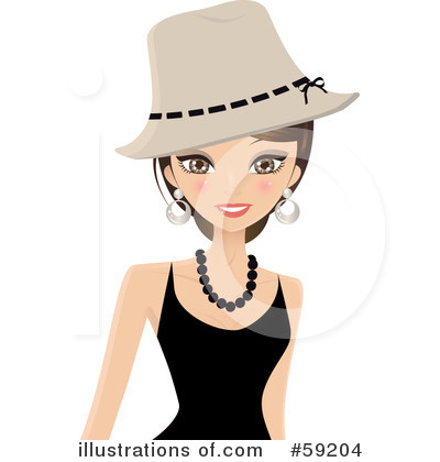 Royalty-Free (RF) Woman Clipart Illustration by Melisende Vector - Stock Sample #59204