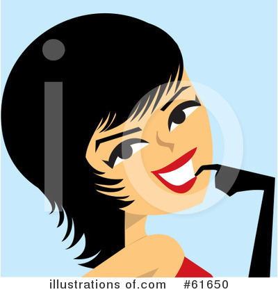 Royalty-Free (RF) Woman Clipart Illustration by Monica - Stock Sample #61650