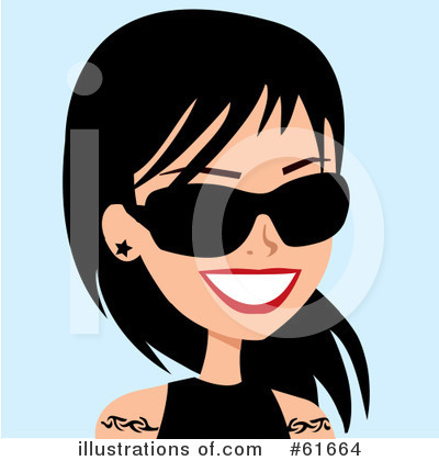 Royalty-Free (RF) Woman Clipart Illustration by Monica - Stock Sample #61664