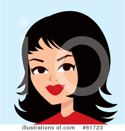 Royalty-Free (RF) Woman Clipart Illustration by Monica - Stock Sample #61723