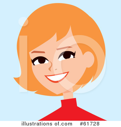 Royalty-Free (RF) Woman Clipart Illustration by Monica - Stock Sample #61728