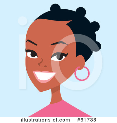 Royalty-Free (RF) Woman Clipart Illustration by Monica - Stock Sample #61738