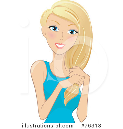 Blonde Woman Clipart #76318 by BNP Design Studio