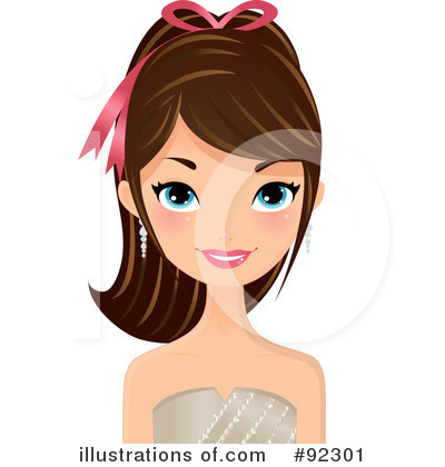 Royalty-Free (RF) Woman Clipart Illustration by Melisende Vector - Stock Sample #92301