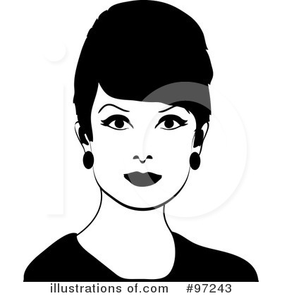 Royalty-Free (RF) Woman Clipart Illustration by Pams Clipart - Stock Sample #97243