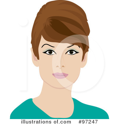 Royalty-Free (RF) Woman Clipart Illustration by Pams Clipart - Stock Sample #97247