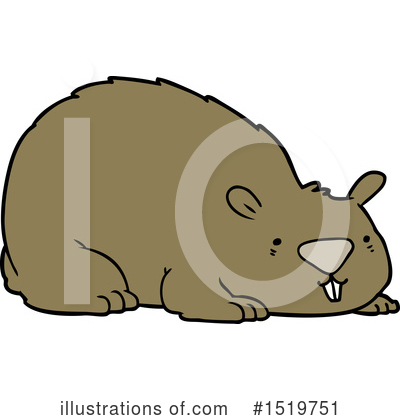 Royalty-Free (RF) Wombat Clipart Illustration by lineartestpilot - Stock Sample #1519751